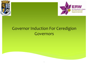 Governors Induction Training
