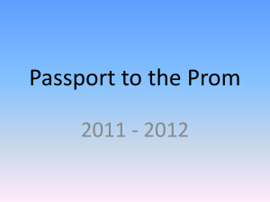 Passport to the Prom - Oakmeeds Community College