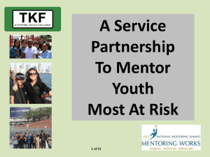 TKF_Mentoring_Confer.. - National Mentoring Partnership