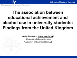 The association between educational achievement