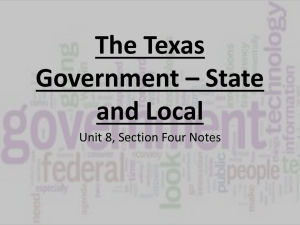 The Principles of Government - Rogers Independent School District