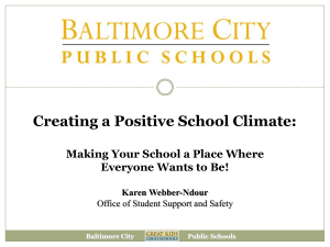Baltimore City Public Schools Suspensions for