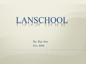 LanSchool Presentation