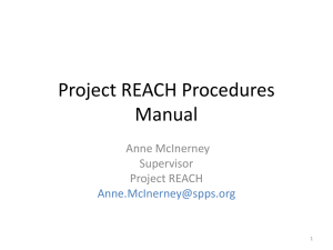 Directions to complete Project REACH online referral