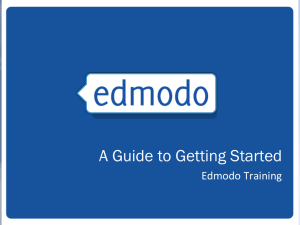 Edmodo Power Point for training
