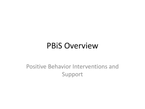 PBiS Overview for Schools (BIST)