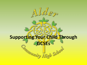 Supporting your child through GCSEs