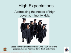 High Expectations (ppt) - Texas Social Studies Supervisors