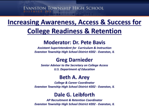 Increasing Awareness, Access & Success for College Readiness
