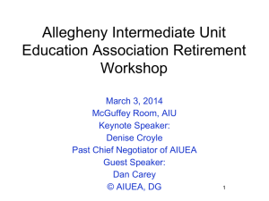 Allegheny Intermediate Unit Education Association
