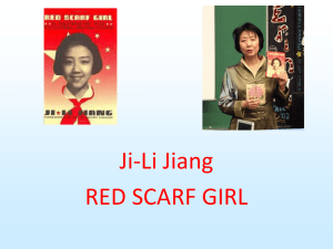 Red Scarf Girl Timeline