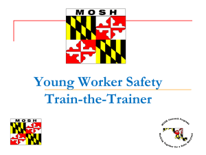 Young Worker Safety: Train - Department of Labor, Licensing and