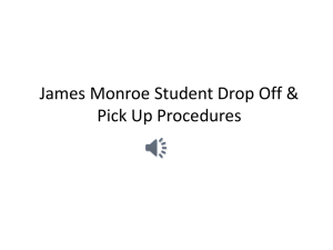 Student Drop Off @ HHMS