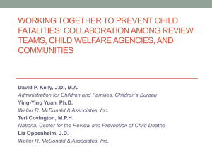 Working Together to Prevent Child Fatalities