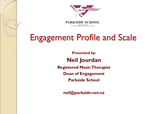 Engagement Profile and Scale