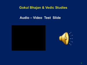 Hare Krishna! - Gokul Bhajan & Vedic Studies