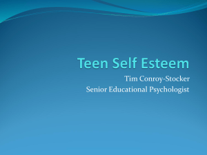 Teen Self Esteem - Sha Tin College