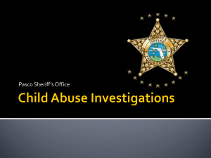 Child Abuse PowerPoint Community Presentation