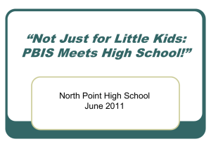 North Point HS - PBIS Maryland Home