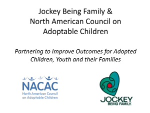 CCNpresentation - North American Council on Adoptable Children