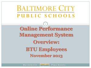 OPMS - Baltimore City Public Schools