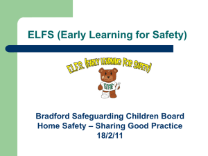 Early Learning for Safety - Bradford Safeguarding Children Board
