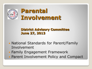 Parent Involvement 06.27.13
