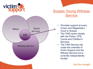 YWS - Surrey and Sussex Criminal Justice Partnerships