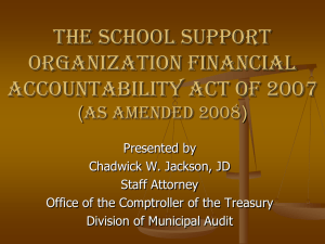 SSO Financial Accountability Act