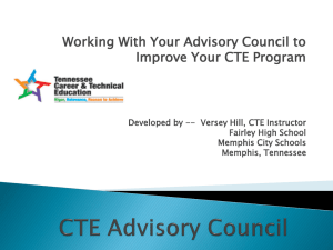 Advisory Council Training Presentation