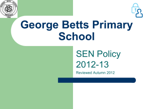 DSEN Leader - George Betts Primary Academy