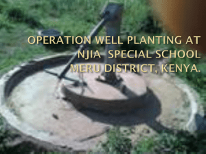 operation well planting at njia special school