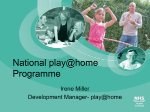 National play@home Programme
