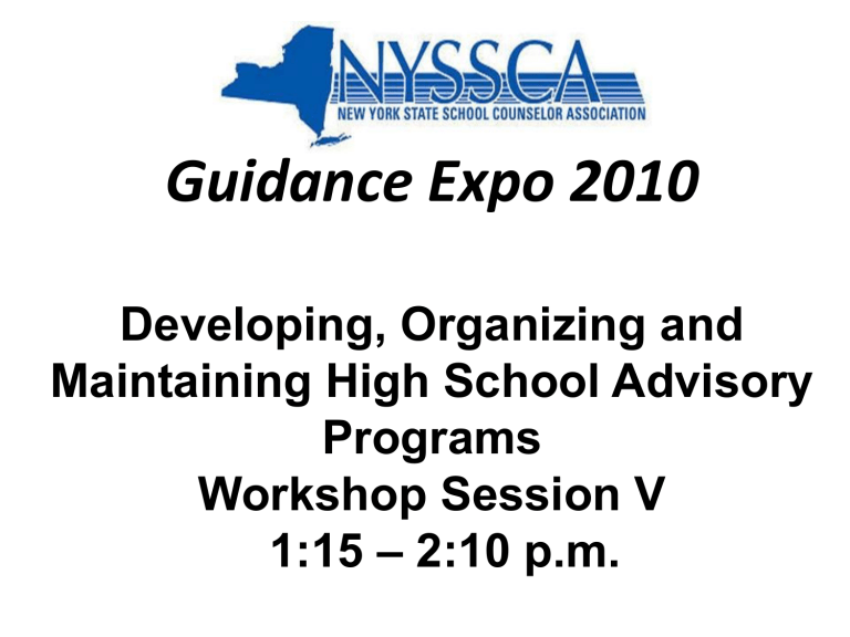 The Advisory Programs