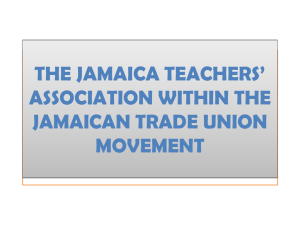 Presentation - Jamaica Teachers` Association