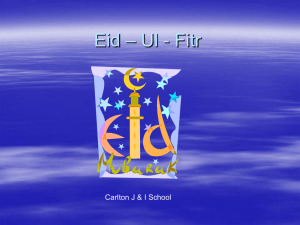 Eid – Ul - Fitr