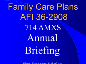 Fam Care Annual Briefing