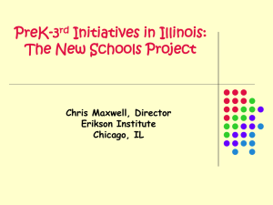 PreK-3 rd Initiatives in Illinois - Leadership to INtegrate the Early