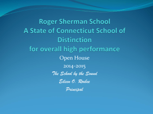 Roger Sherman Elementary School Open House