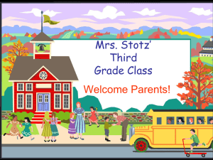 Mrs. Stotz` Second Grade Class