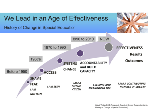 Results Driven Accountability in Special Education