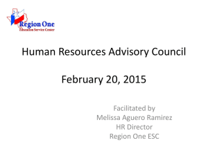 Human Resources Advisory Council
