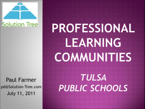 Paul Farmer - Tulsa Public Schools