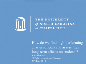 How do we find high-performing charter schools and assess
