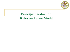 PERA Principal Evaluation Recommendations 2012 Presentation