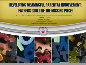 developing meaningful parental involvement