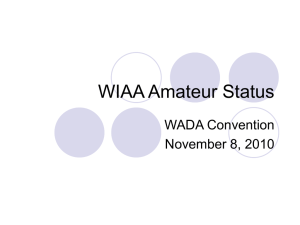 WIAA Amateur Status - Wisconsin Interscholastic Athletic Association