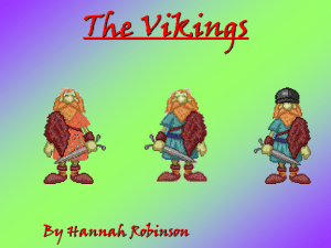 Topic Time: The Vikings