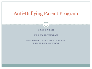 Anti-Bullying Specialist - Jefferson Elementary School