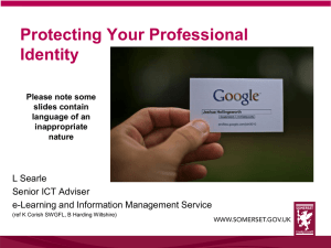 Protecting your professional identity SCC1